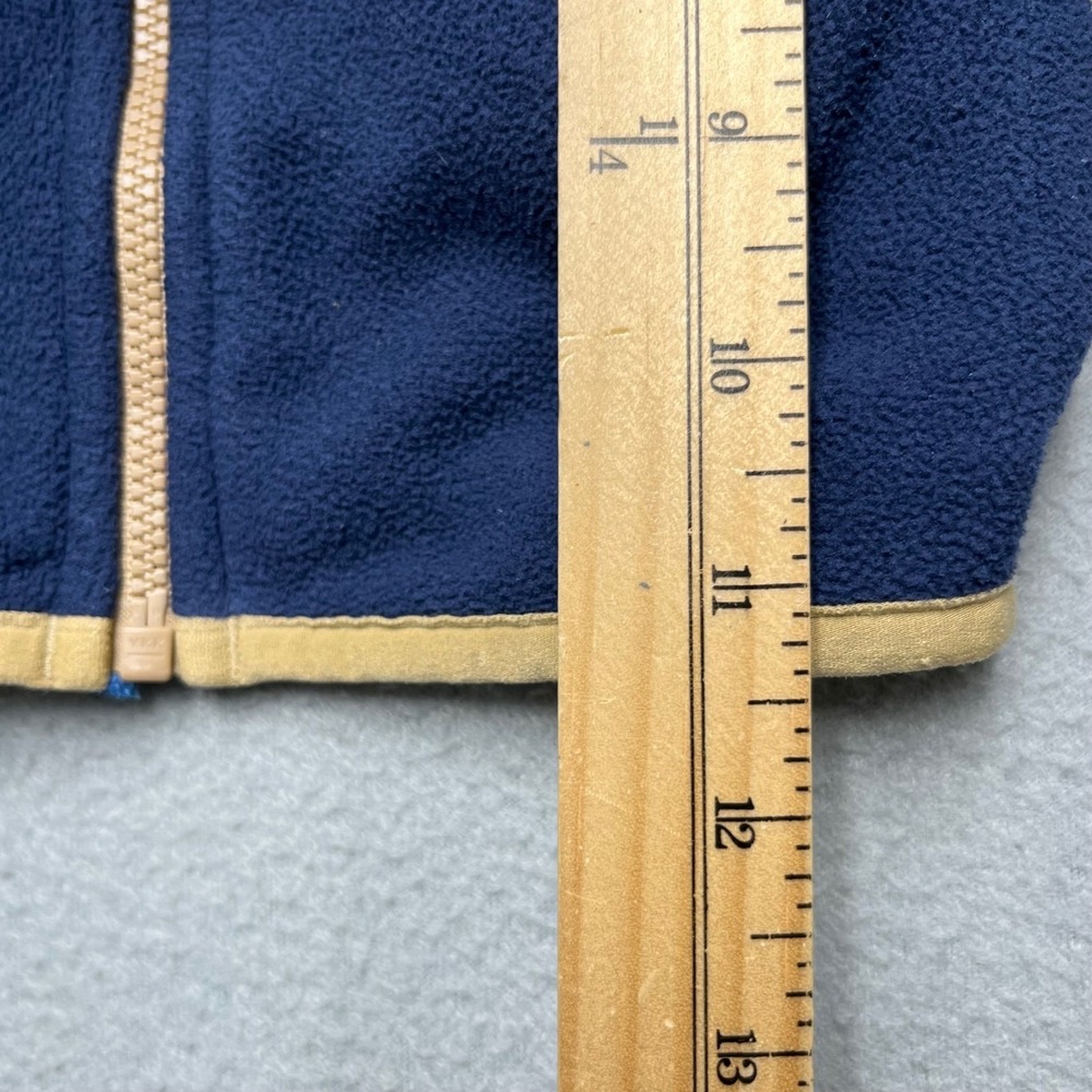 Patagonia Baby Micro D Snap-T Hooded Fleece Jacket Blue Navy 3-6M 60155 - Picture 7 of 8